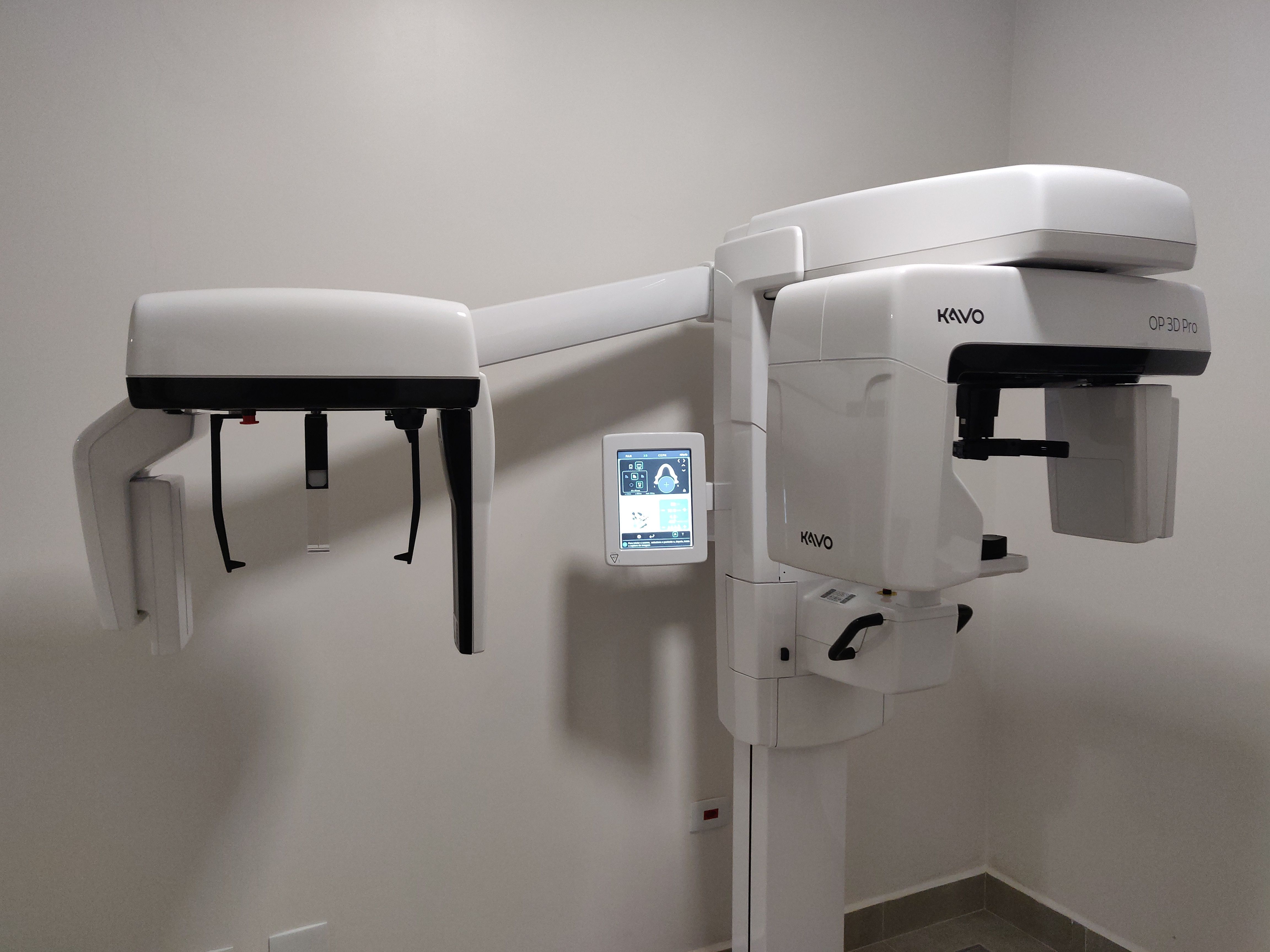 Imagem do equipamento radiológico